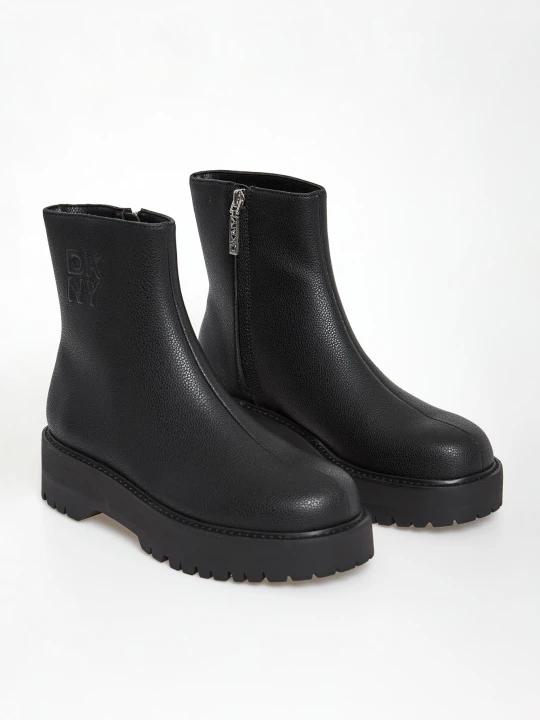 Zdjęcie produktu Botki damskie skórzane DKNY