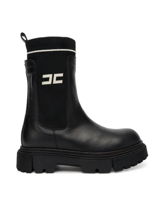 Zdjęcie produktu Botki Elisabetta Franchi Chelsea F4A5-E0424-1316930 Czarny