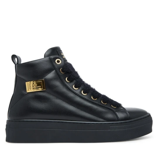 Zdjęcie produktu Botki Elisabetta Franchi High Top Lace Up F4-A9E-0362-1251930 D Czarny