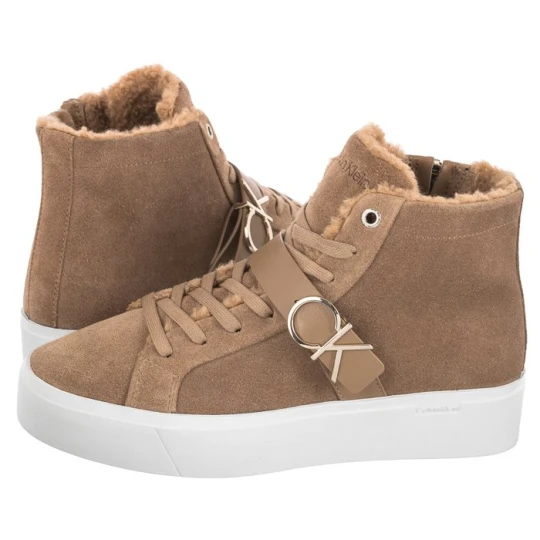 Zdjęcie produktu Botki Flatform Cup High Top CK Hw-S Wl HW0HW01334 GEZ Safari Canvas (CK170-a) Calvin Klein