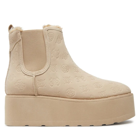Zdjęcie produktu Botki Guess Jilaine FLFJIL FAL10 Beżowy