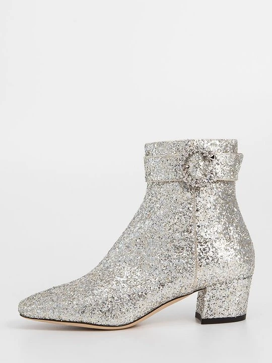 Zdjęcie produktu Botki Jimmy Choo srebrny
