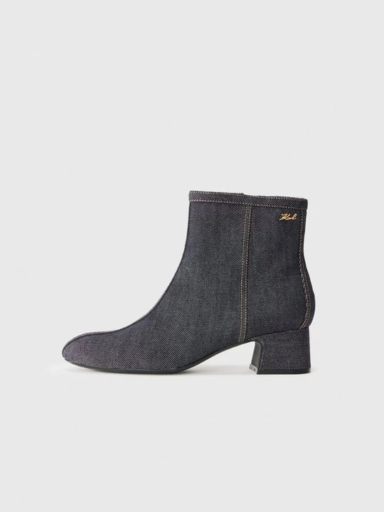 Zdjęcie produktu Botki KARL LAGERFELD niebieski denim