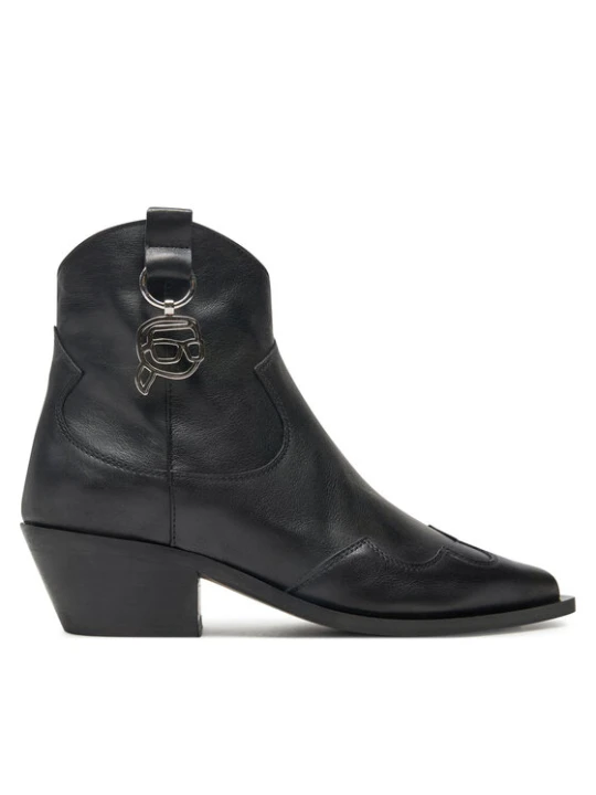 Zdjęcie produktu Botki KARL LAGERFELD Kansas KL33265 Czarny