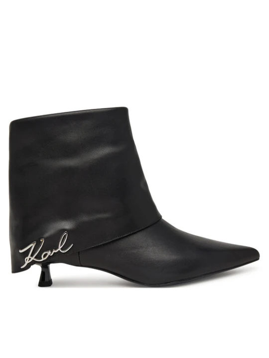 Zdjęcie produktu Botki KARL LAGERFELD KL30141 Czarny