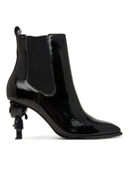 Zdjęcie produktu Botki KARL LAGERFELD Nft Heel KL39146 Czarny