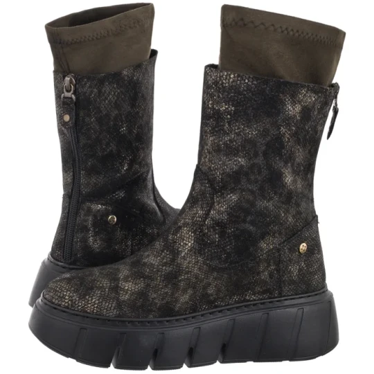 Zdjęcie produktu Botki Khaki 06766-09 / 00-8 (MA1295-a) Maciejka
