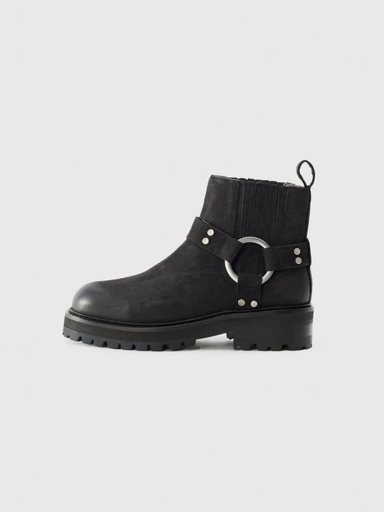 Zdjęcie produktu Botki kowbojki i motocyklowe AllSaints czarny