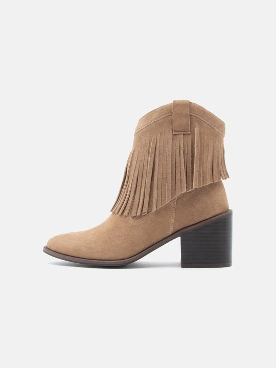 Zdjęcie produktu Botki kowbojki i motocyklowe Anna Field By Zalando beżowy