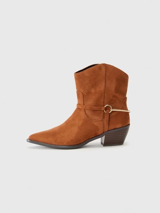 Zdjęcie produktu Botki kowbojki i motocyklowe Anna Field By Zalando koniakowy