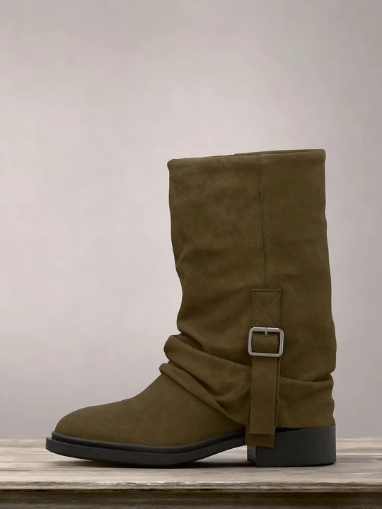 Zdjęcie produktu Botki kowbojki i motocyklowe Copenhagen Shoes khaki