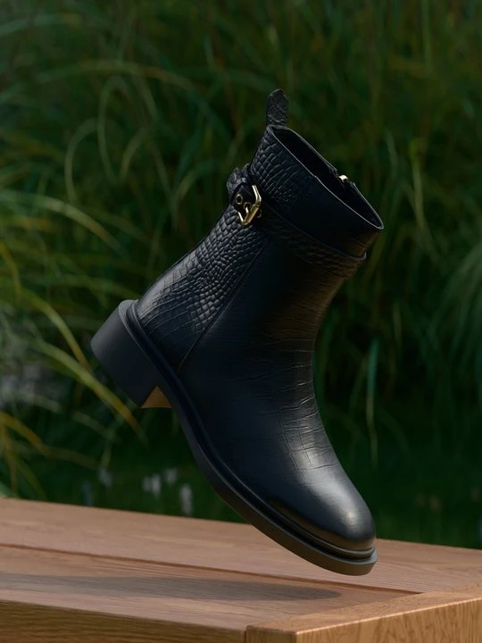Zdjęcie produktu Botki kowbojki i motocyklowe Copenhagen Shoes czarny