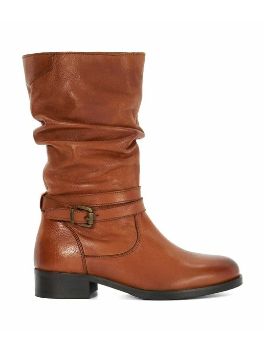 Zdjęcie produktu Botki kowbojki i motocyklowe Dune London tan