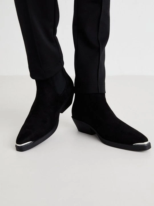 Zdjęcie produktu Botki kowbojki i motocyklowe Even&Odd By Zalando czarny