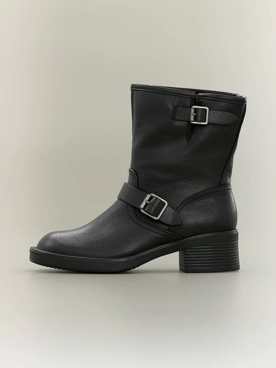 Zdjęcie produktu Botki kowbojki i motocyklowe Even&Odd Wide Fit By Zalando czarny