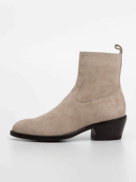 Zdjęcie produktu Botki kowbojki i motocyklowe Jimmy Choo kamień