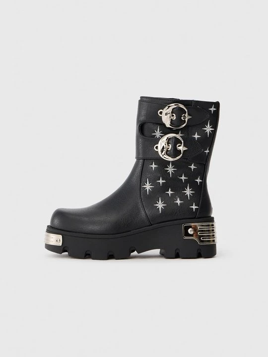 Zdjęcie produktu Botki kowbojki i motocyklowe Koi Footwear czarny