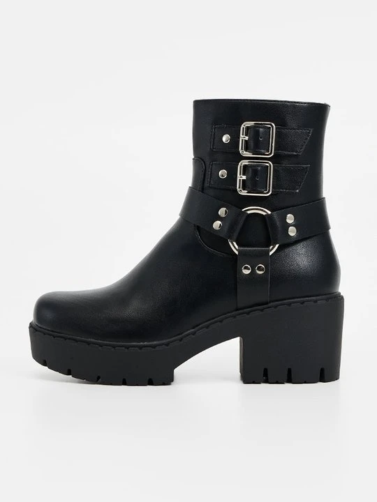Zdjęcie produktu Botki kowbojki i motocyklowe Koi Footwear czarny