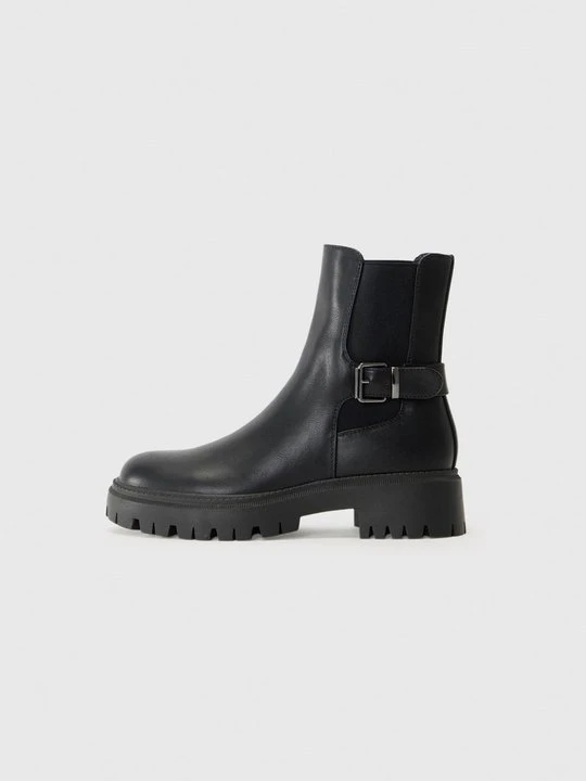 Zdjęcie produktu Botki kowbojki i motocyklowe ONLY SHOES By Zalando czarny