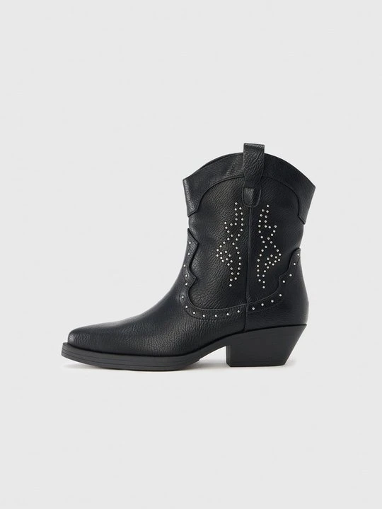 Zdjęcie produktu Botki kowbojki i motocyklowe ONLY SHOES By Zalando czarny