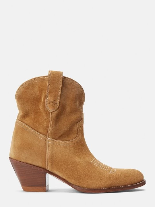 Zdjęcie produktu Botki kowbojki i motocyklowe Polo Ralph Lauren tan