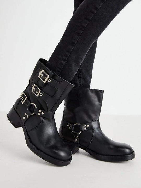Zdjęcie produktu Botki kowbojki i motocyklowe Steve Madden czarny
