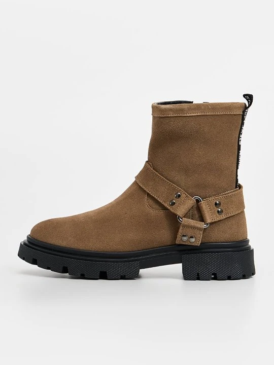 Zdjęcie produktu Botki kowbojki i motocyklowe Steve Madden ciemnobrązowy