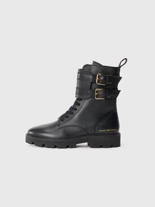 Zdjęcie produktu Botki kowbojki i motocyklowe Tommy Hilfiger czarny