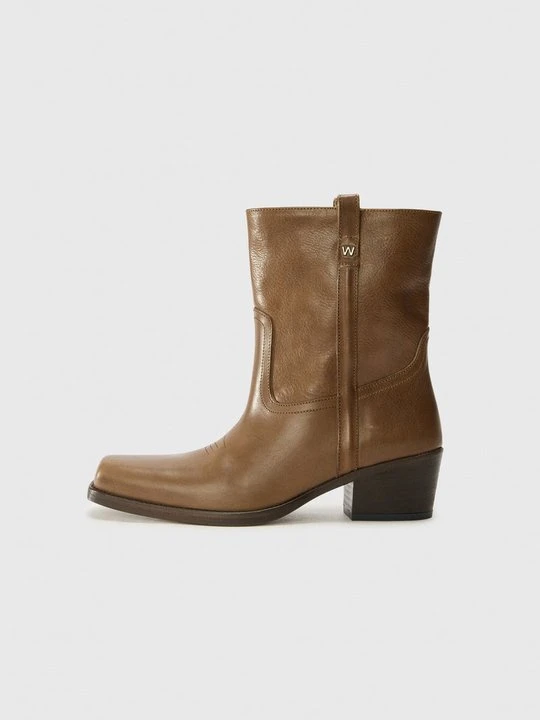 Zdjęcie produktu Botki kowbojki i motocyklowe Weekend Max Mara zielony