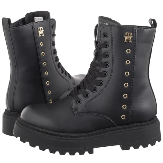 Zdjęcie produktu Glany Lace-Up Bootie Black T3A5-33579-1351999 (TH1191-a) Tommy Hilfiger