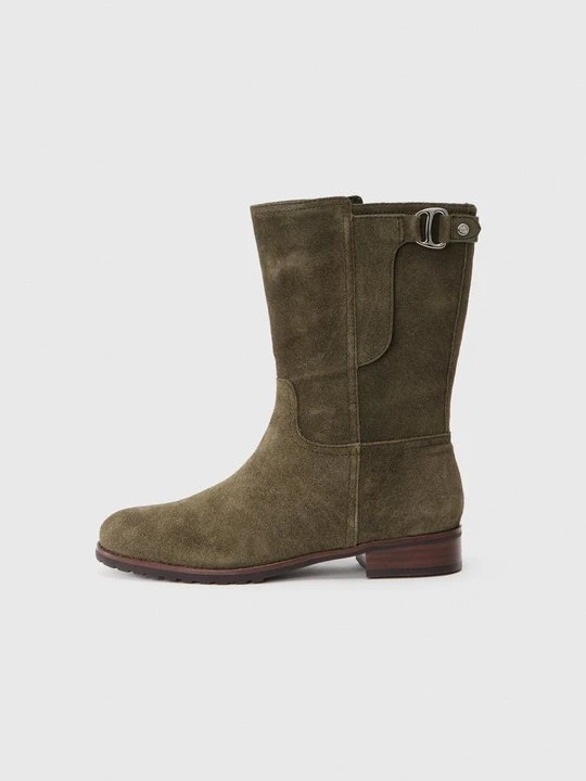 Zdjęcie produktu Botki Lauren Ralph Lauren ciemnozielony
