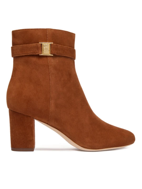Zdjęcie produktu Botki LAUREN RALPH LAUREN Kellie Bt Hi 802967827002 Brązowy