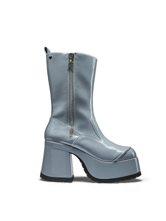 Zdjęcie produktu Botki na koturnie Koi Footwear niebieski