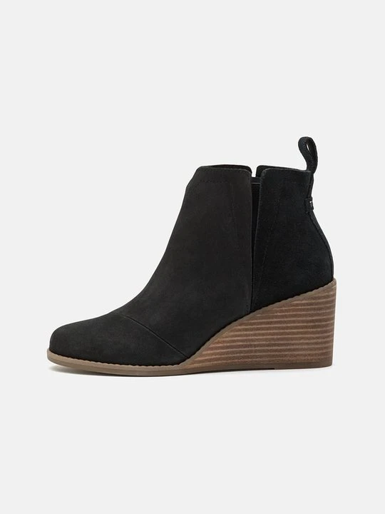 Zdjęcie produktu Botki na koturnie Toms czarny