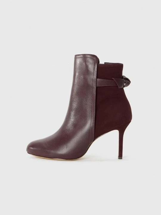 Zdjęcie produktu Botki na obcasie Alexandre Birman bordowy