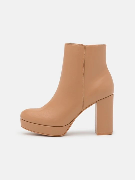 Zdjęcie produktu Botki na obcasie Anna Field By Zalando jasny brąz