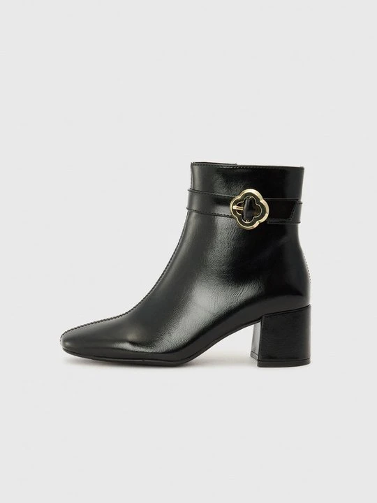 Zdjęcie produktu Botki na obcasie Anna Field Wide Fit By Zalando czarny