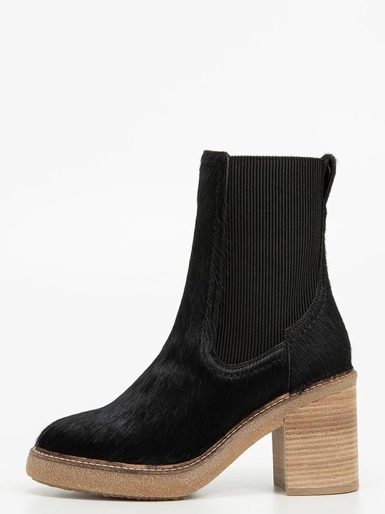Zdjęcie produktu Botki na platformie Clarks czarny