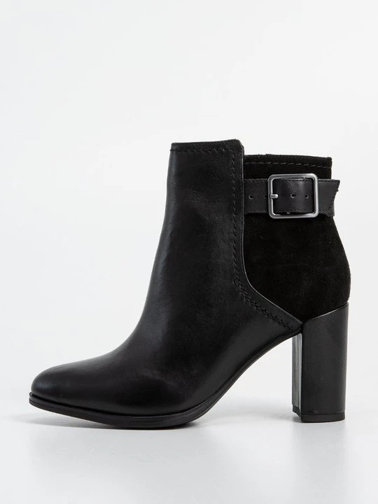 Zdjęcie produktu Botki na obcasie Clarks czarny