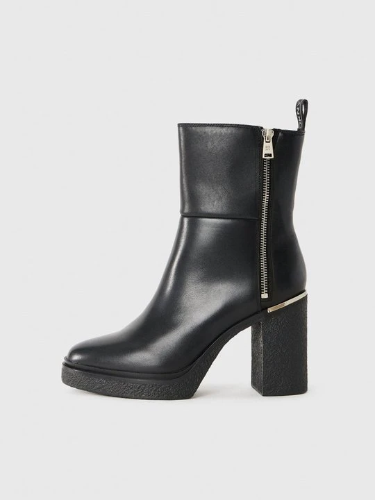 Zdjęcie produktu Botki na obcasie DKNY czarny