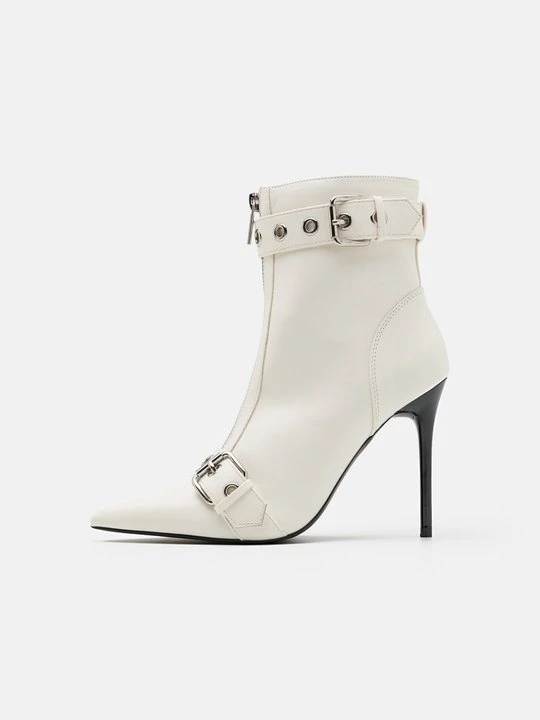 Zdjęcie produktu Botki na obcasie Even&Odd By Zalando biały