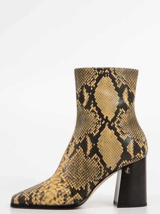Zdjęcie produktu Botki na obcasie Jimmy Choo musztardowy