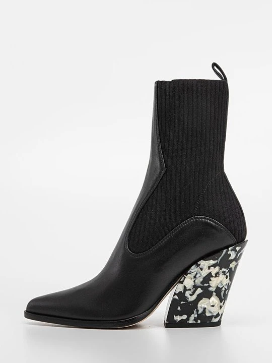 Zdjęcie produktu Botki na obcasie Jimmy Choo czarny