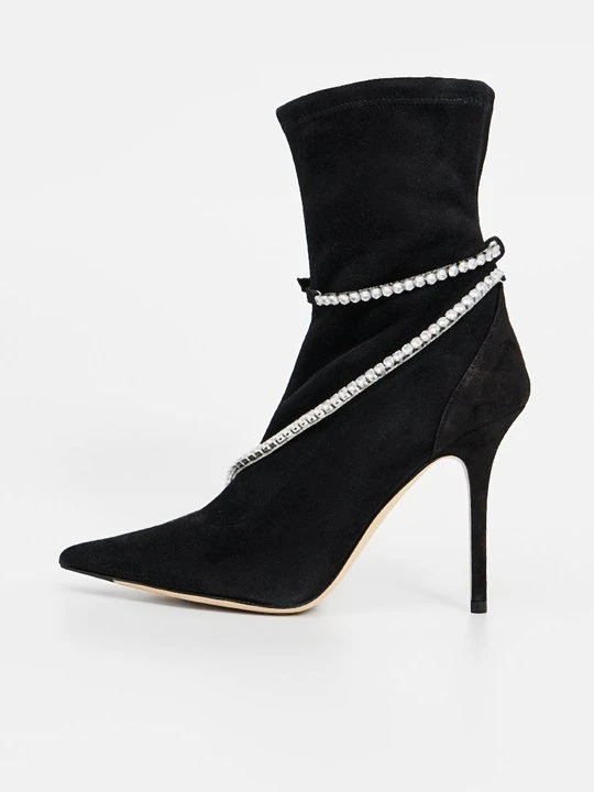 Zdjęcie produktu Botki na obcasie Jimmy Choo czarny