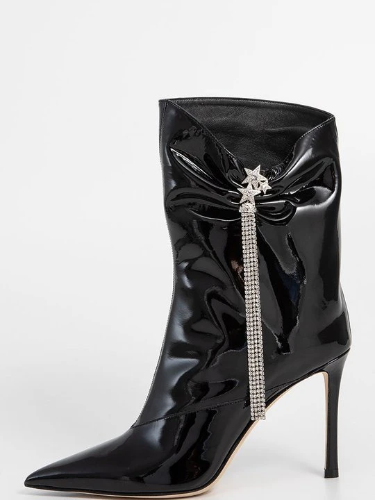 Zdjęcie produktu Botki na obcasie Jimmy Choo czarny