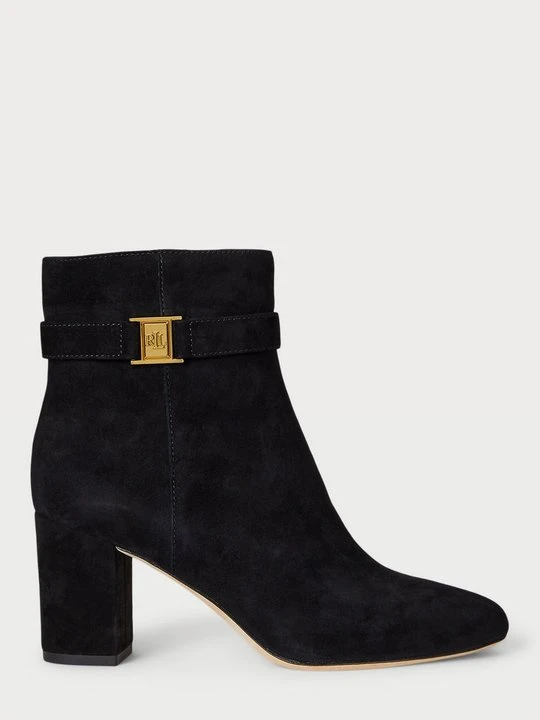 Zdjęcie produktu Botki na obcasie Lauren Ralph Lauren czarny