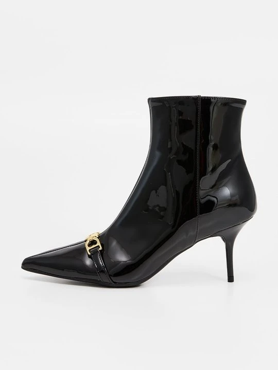 Zdjęcie produktu Botki na obcasie LOVE MOSCHINO czarny