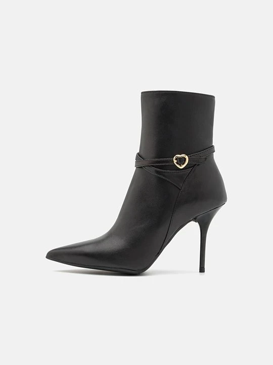 Zdjęcie produktu Botki na obcasie LOVE MOSCHINO czarny
