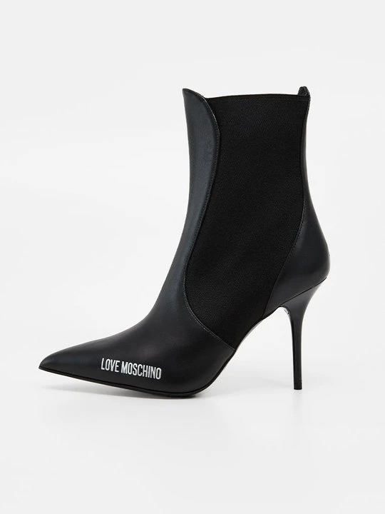 Zdjęcie produktu Botki na obcasie LOVE MOSCHINO czarny