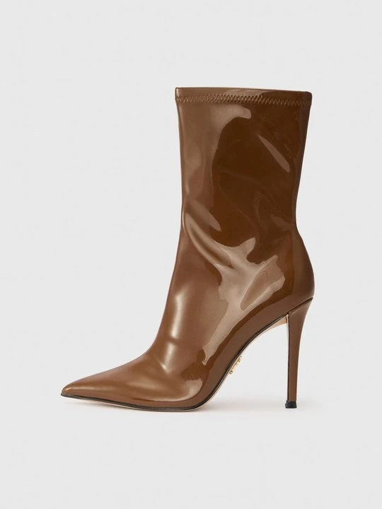 Zdjęcie produktu Botki na obcasie Steve Madden brązowy
